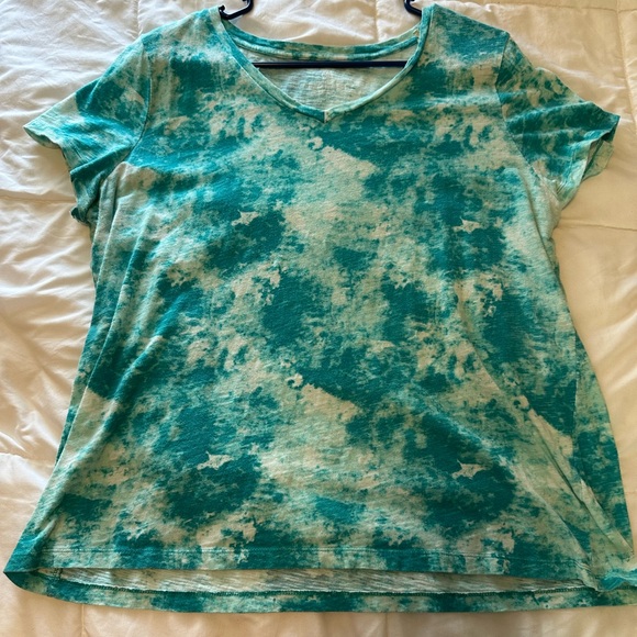 Sonoma Tops - Sonoma green tie dye Relaxed Short Sleeve T-Shirt